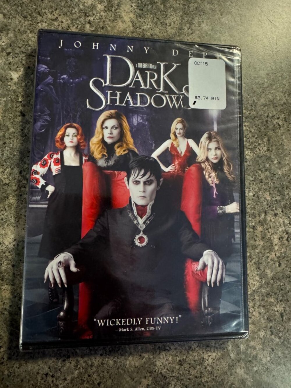 Dark Shadows DVD Tim Burton Johnny Depp PG-13 Widescreen Movie 2012